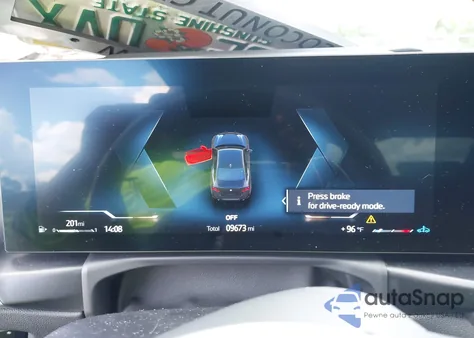 2025 BMW 230 I from USA, damaged, VIN 3MW23CM01S8F21293